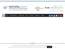 Tablet Screenshot of natural-dent.com